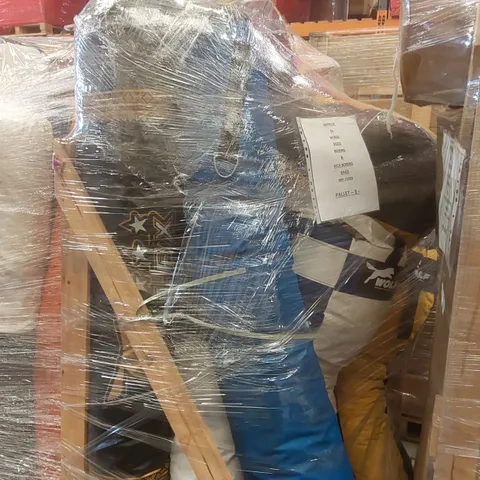 PALLET CONTAINING APPROXIMATELY 9x MIXED PUNCH BAGS
