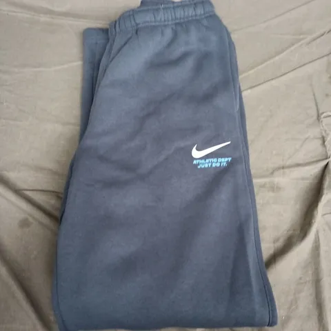 NIKE NAVY JOGGERS, SIZE M (MEN)