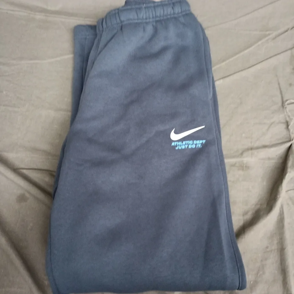 NIKE NAVY JOGGERS, SIZE M (MEN)