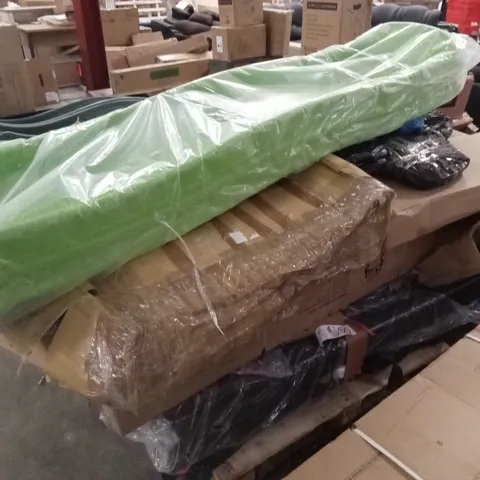 PALLET OF ASSORTED INCOMPLETE SPORTS GOODS PRODUCTS AND TREADMILL PARTS