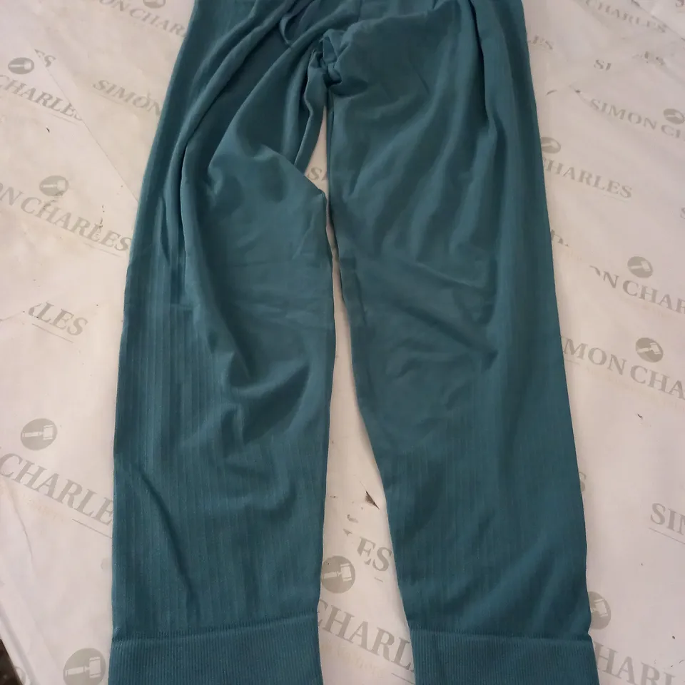 GYMSHARK GYM JOGGERS IN TEAL - MEDIUM