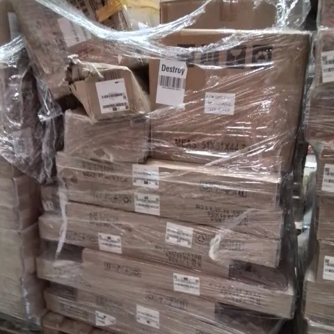 PALLET OF ASSORTED HOUSEHOLD GOODS AND PRODUCTS TO INCLUDE;PILLOW,SEWING THREADS