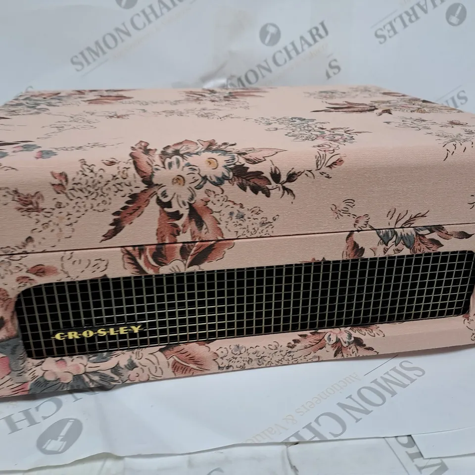 CROSLEY VOYAGER FLORAL BLUETOOTH TURNTABLE