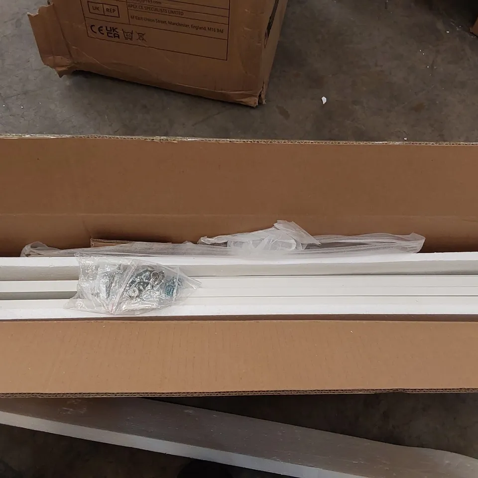 BOXED WHITE RADIATOR COVER - SIZE UNSPECIFIED (1 BOX)