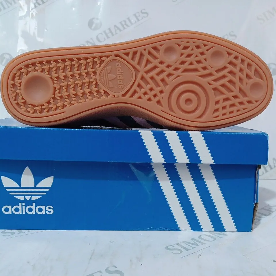 BOXED PAIR OF ADIDAS HANDBALL SPEZIAL SHOES IN PINK UK SIZE 6.5