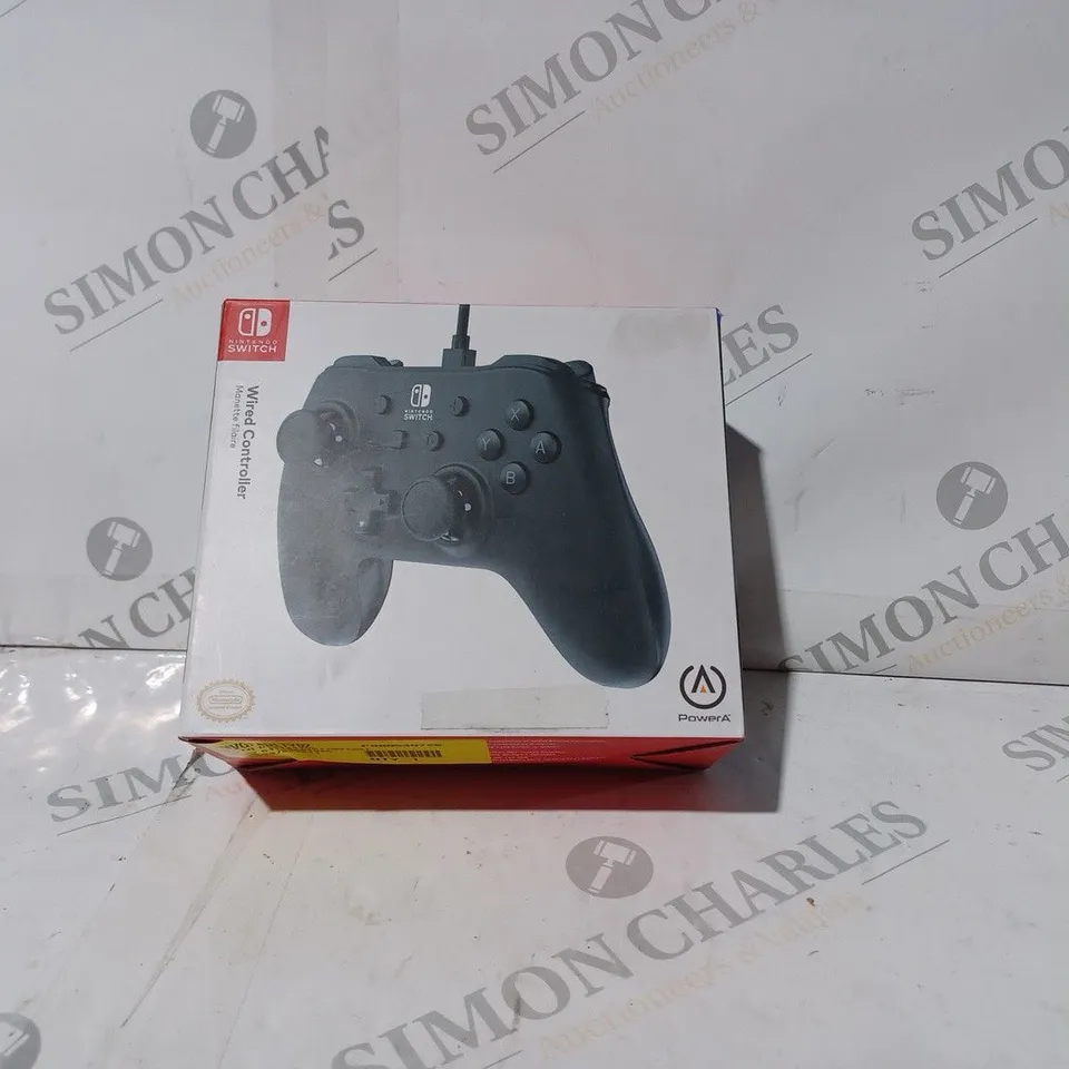 BOXED NINTENDO SWITCH WIRED CONTROLLER-BLACK 
