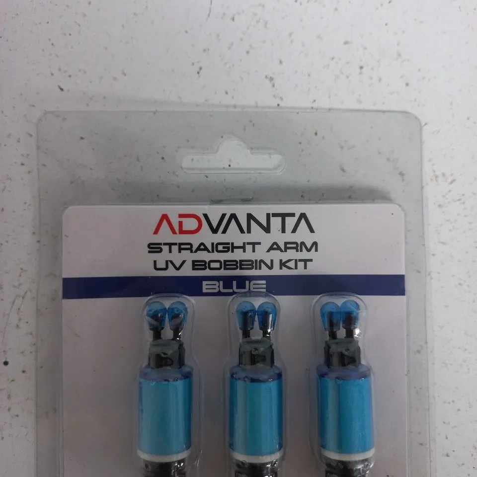 ADVANTA STRAIGHT ARM UV BOBBIN KIT – BLUE, 3-PACK