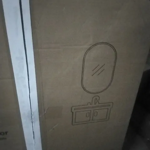 BOXED BATHROOM MIRROR