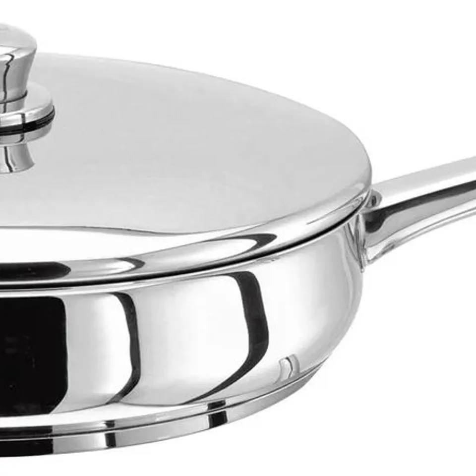 BOXED STELLAR 1000 18/10 STAINLESS STEEL SAUTE PAN