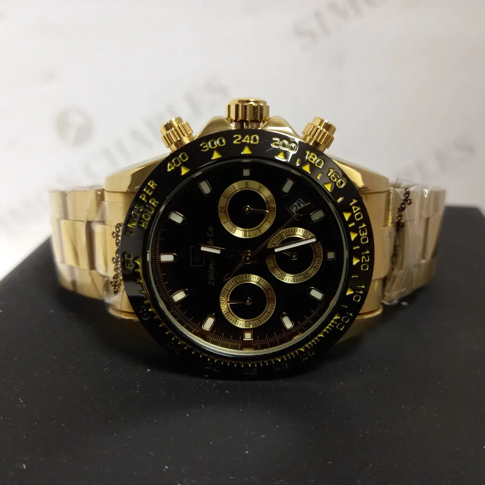 ZIHLMANN & CO CHRONOGRAPH STYLE BRACELET STRAP WATCH RRP £520