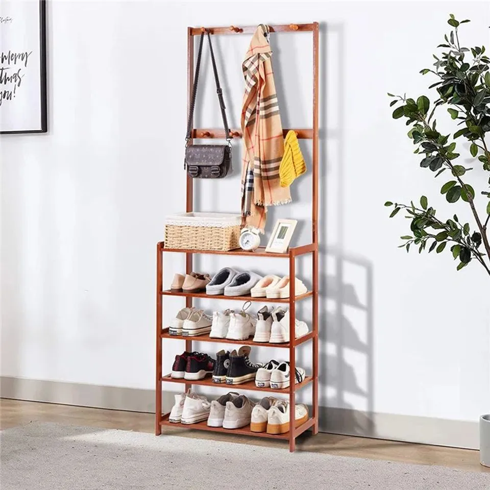 BOXED GABBERT HALL TREE 69.5CM WIDE WITH SHOE STORAGE (1 BOX)