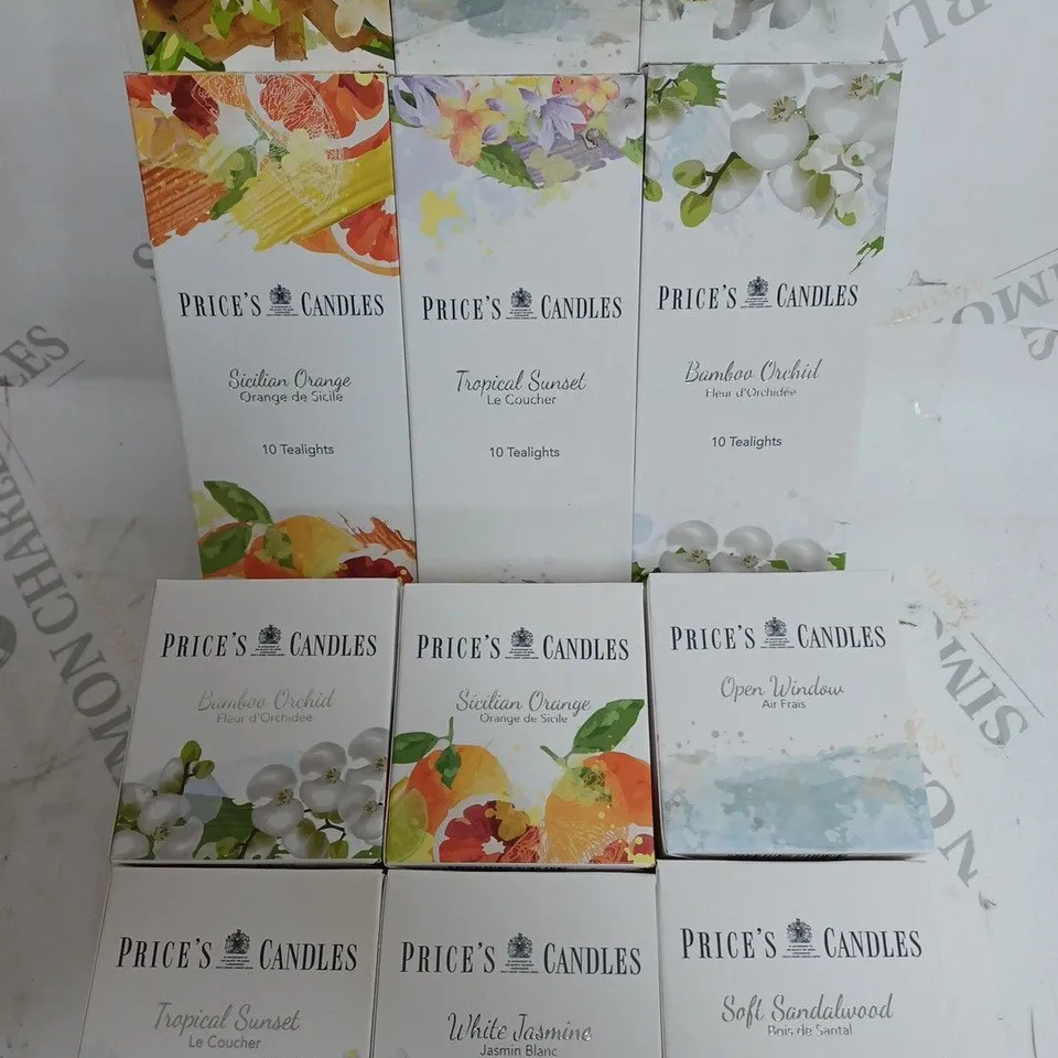 PRICE'S CANDLES SUMMER CANDLE SET