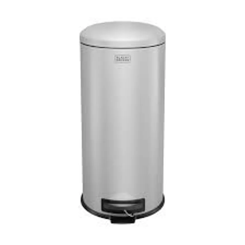 BOXED BENROSS 30L DOME LID PEDAL BIN - GREY
