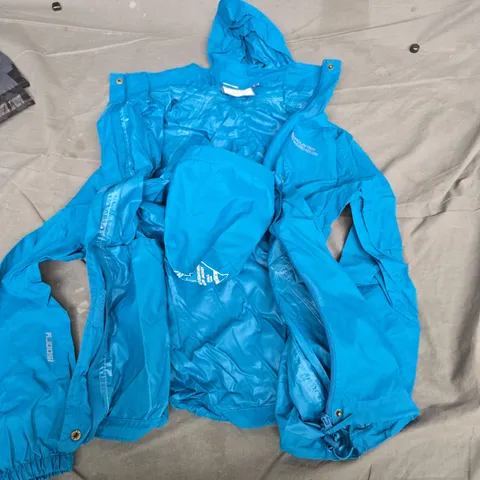 MOUNTAIN WAREHOUSE WOMEN'S LIGHTWEIGHT WATERPROOF JACKET - DARK TEAL UK8