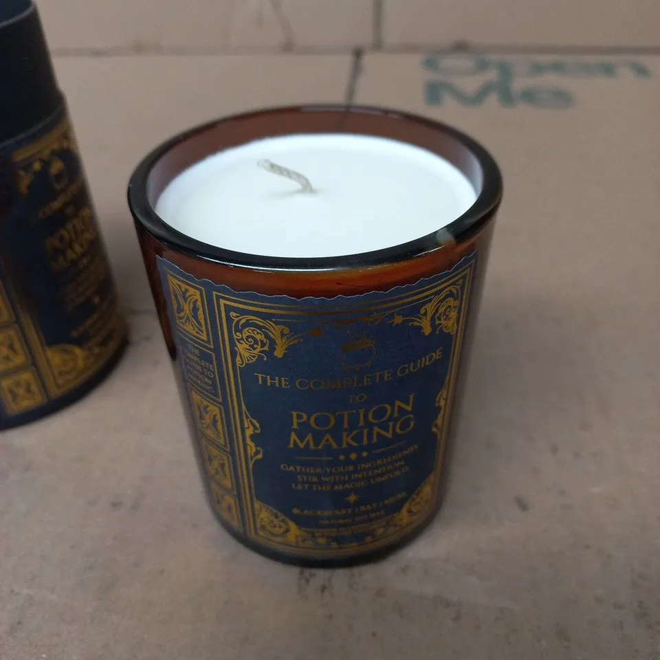 POTION MAKING CANDLE – THE COMPLETE GUIDE TO POTION MAKING, BLACKBERRY BAY MUSK, HANDMADE IN UNITED KINGDOM