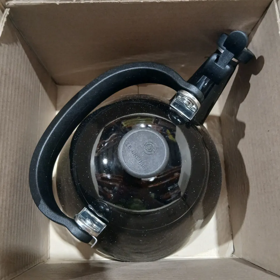 LE CREUSET KETTLE – BLACK ONYX, 0.6L (BOXED)
