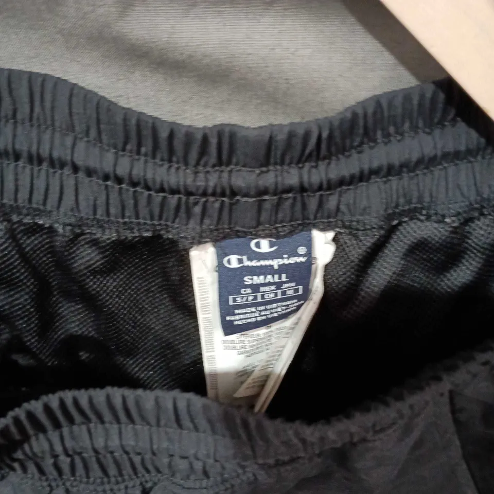 CHAMPION BLACK JOGGERS – SIZE SMALL 