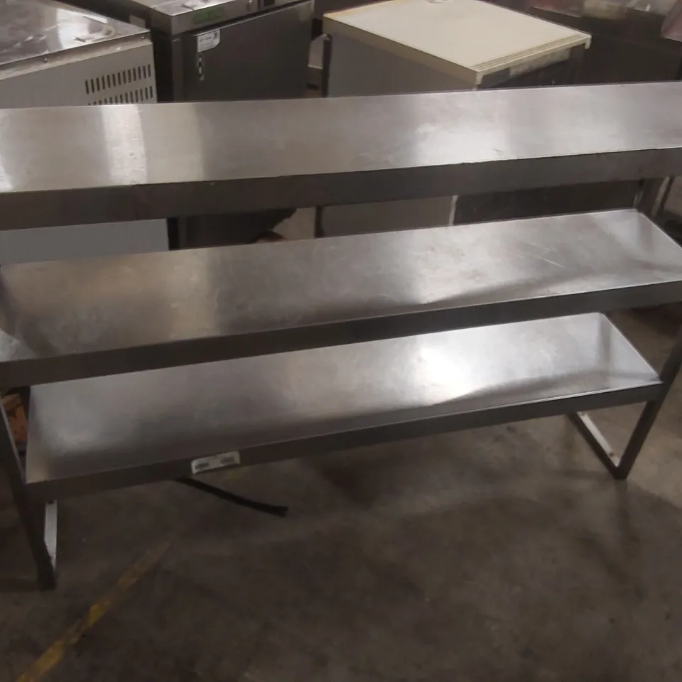 STAINLESS STEEL HEATED SERVICE PASS SHELVES
