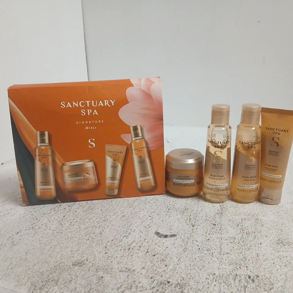 SANCTUARY SPA SIGNATURE MINIS GIFT SET ( TRAVEL SIZE )