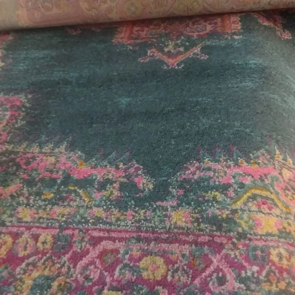 STOVAL PINK BLUE RUG - 160 X 220CM 