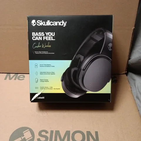 SKULLCANDY CRUSHER WIRELESS HEADPHONES – BLACK (BOXED)