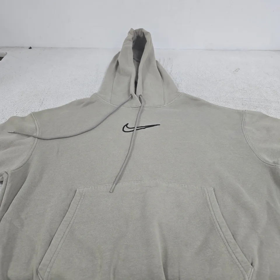 NIKE HOODIE – GREY, ZIPLESS HOODED SWEATSHIRT, SIZE XS