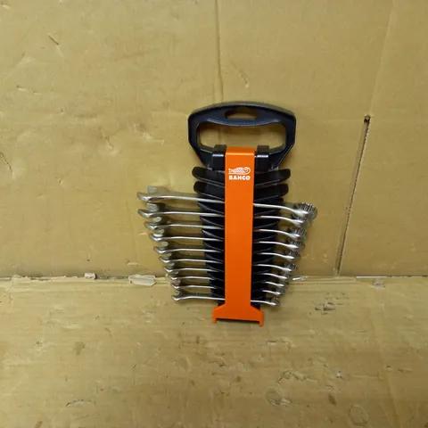 BAHCO 111MSET12 COMBINATION SPANNER METRIC WITH CHROME POLISH