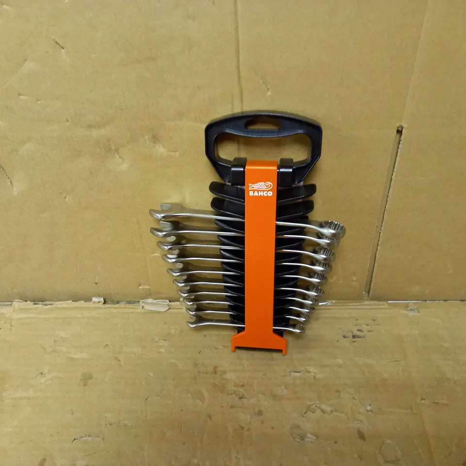 BAHCO 111MSET12 COMBINATION SPANNER METRIC WITH CHROME POLISH 