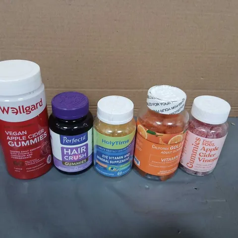 APPROXIMATELY 14 ASSORTED VITAMIN GUMMIES & DIETARY SUPPLEMENTS – MIXED BRANDS