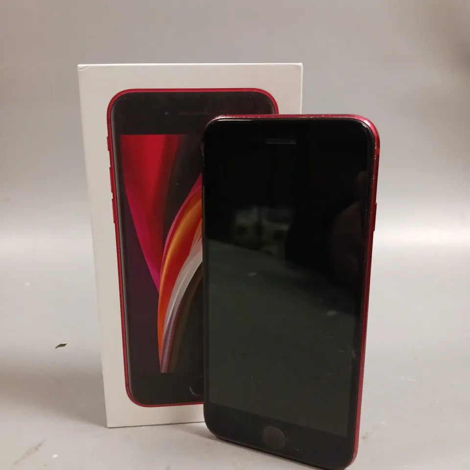 BOXED APPLE IPHONE SE SMARTPHONE - PRODUCT RED 