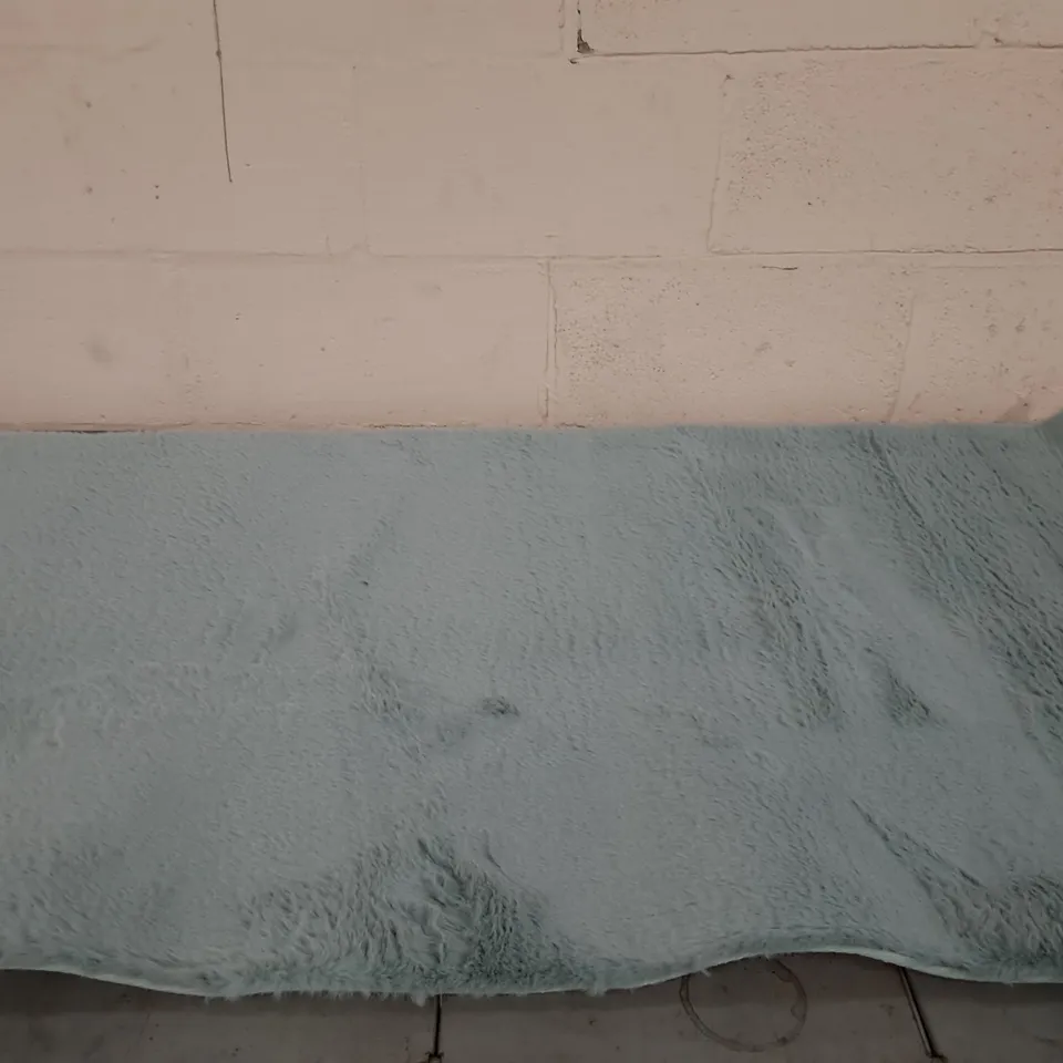 BRAND NEW PACO HOME 780 TURQUOISE RABBIT RUG SIZE 80CM X 150CM