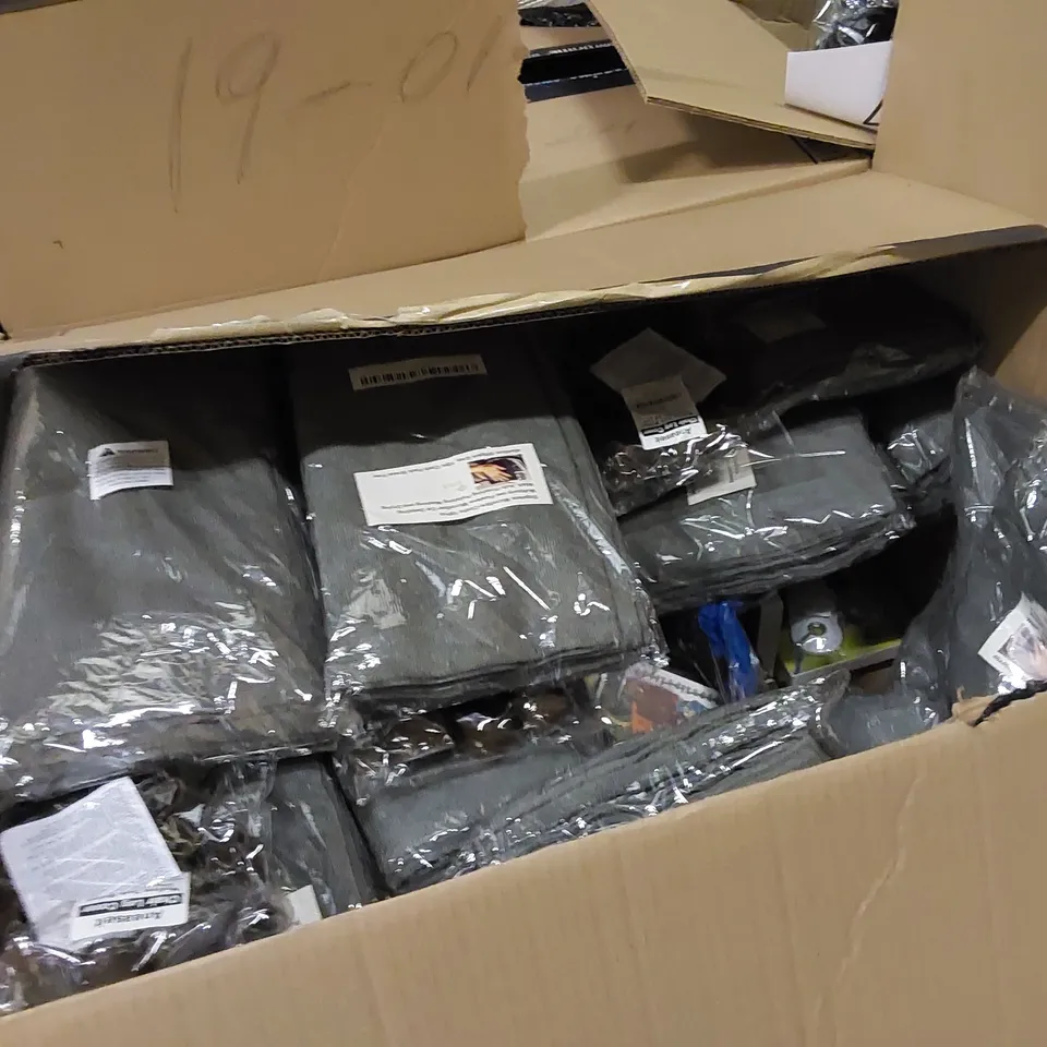 PALLET TO CONTAIN ASSORTED HOUSEHOLD ITEMS AND CONSUMER PRODUCTS. INCLUDING PACKS OF MICROFIBRE CLOTHS, VANCASSO ENAMELLED CAST IRON DUTCH OVEN WITH LID, CAT HARNESSES, CHRISTMAS PRODUCTS ETC