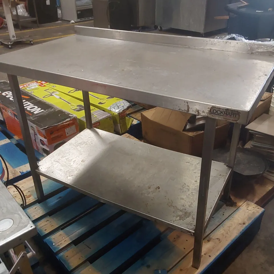 LOCKHART STAINLESS STEEL COMMERCIAL KITCHEN WORKTOP