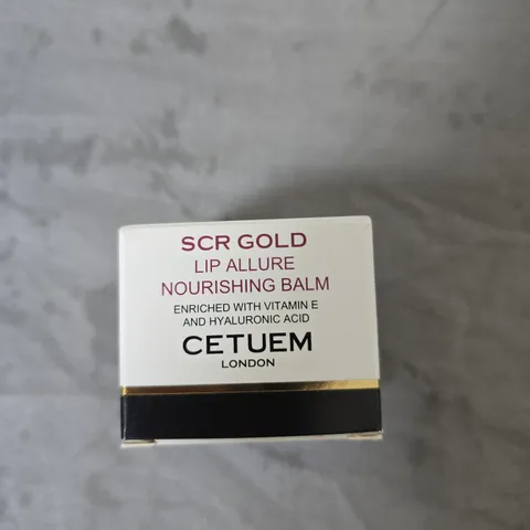 CETUM LONDON SCR GOLD LIP ALLURE NOURISHING BALM
