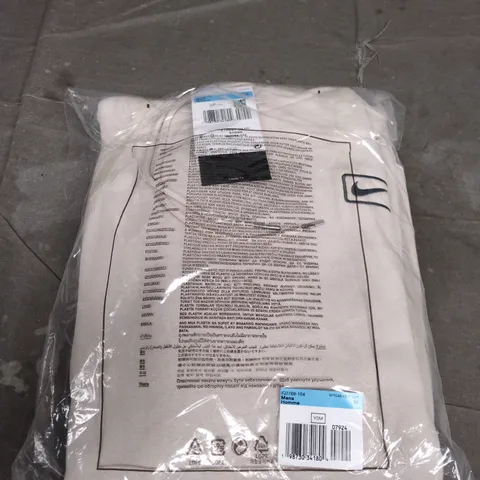 NIKE LOGO CREAM HOODIE SIZE M 