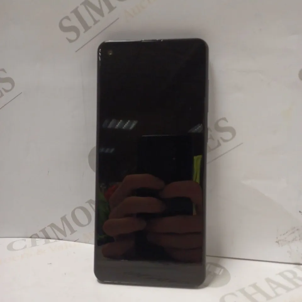 BOXED SAMSUNG A 21S WITH OIL SLICK BACK