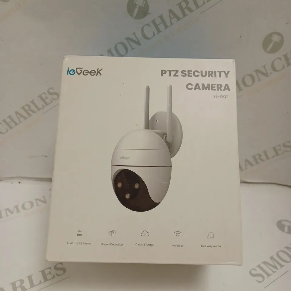 BOXED AND SEALED IEGEEK PTZ SECURITY CAMERA. 