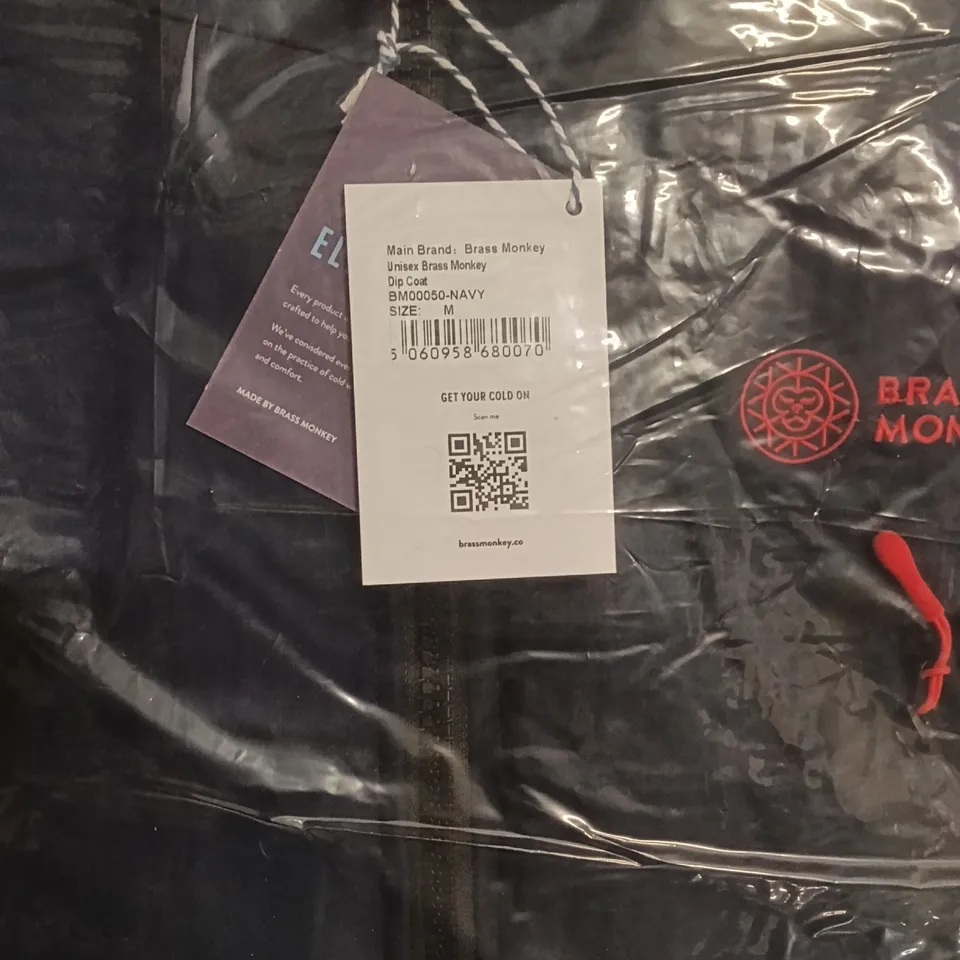 BRANS NEW BRASS MONKEY COAT - NAVY SIZE MEDIUM