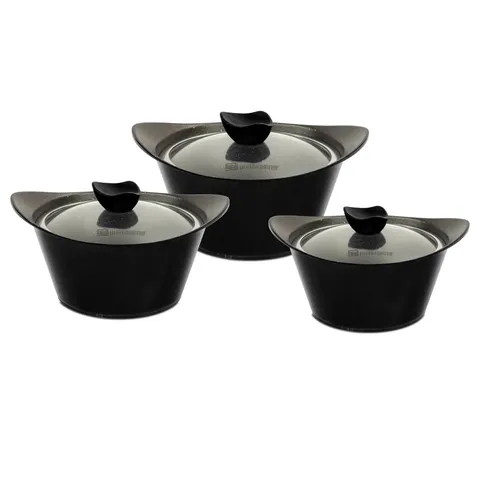 BOXED CAIA 6-PIECE NON-STICK ALUMINIUM COOKWARE SET