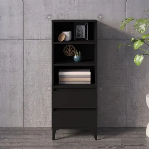 BOXED KIHANA 40CM WIDE 2 DRAWER EUCALYPTUS SIDEBOARD