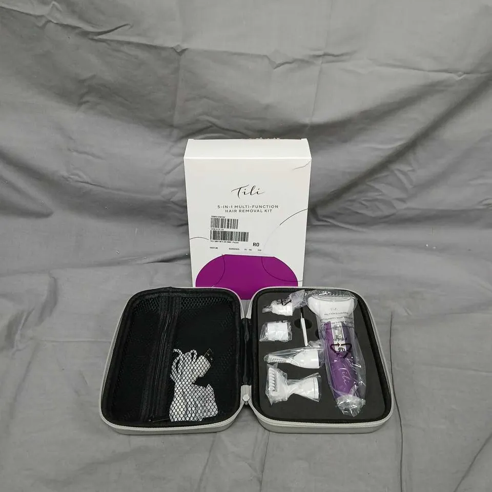 TILI 5-IN-1 MULTI-FUNCTION HAIR REMOVAL KIT – PURPLE