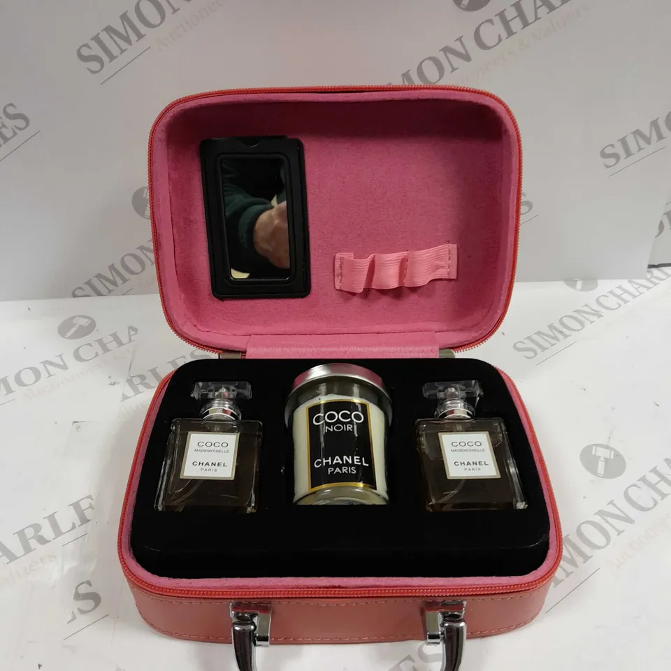 BOXED COCO CHANEL PARIS SET - PINK 