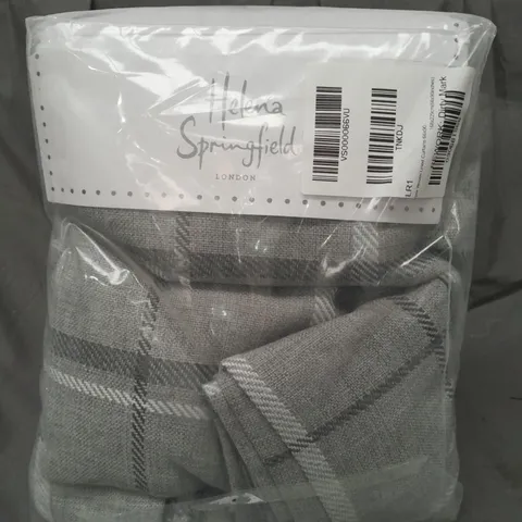 HELENA SPRINGFIELD WOVEN LINED CURTAINS IN GREY (168 X 229CM)