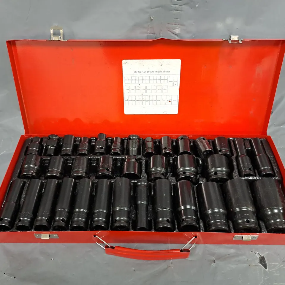 UNBRANDED 35-PIECE AIR IMPACT SOCKET SET