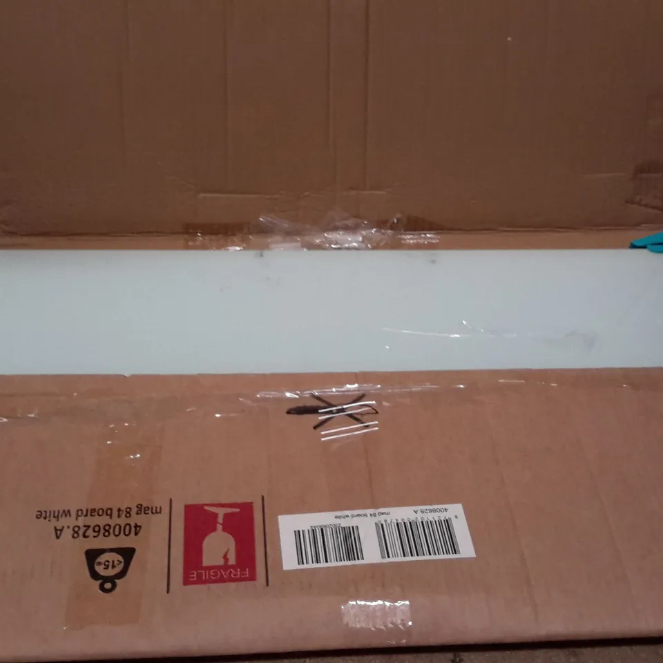 BOXED GLASS MAGNETIC WHITEBOARD