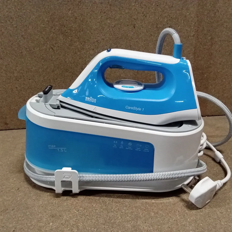 BRAUN IS1012BL CARESTYLE 1 STEAM GENERATOR IRON