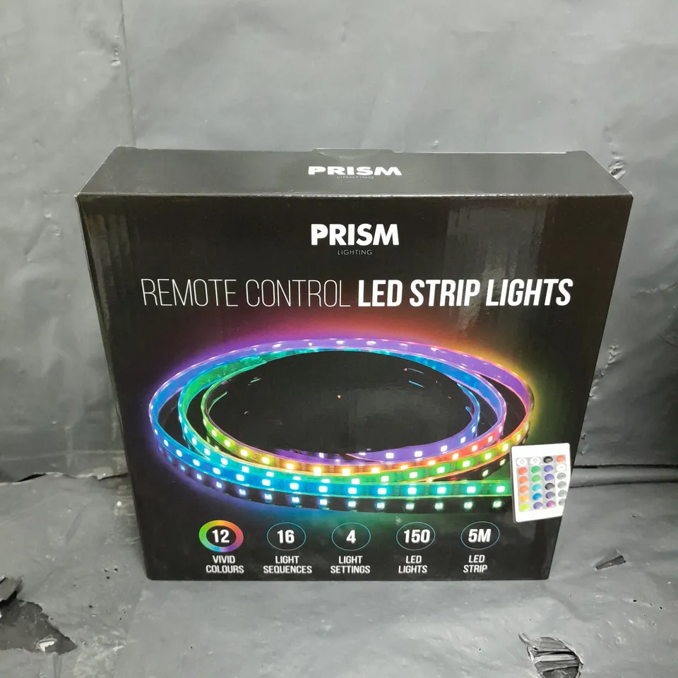 4 X BOXED PRISM REMOTE CONTROL LED STRIP LIGHTS 