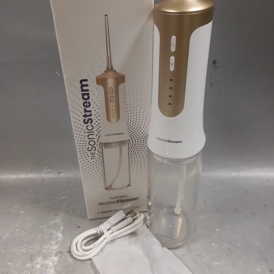 BOXED SONIC DENTAL PORTABLE WATER FLOSSER 