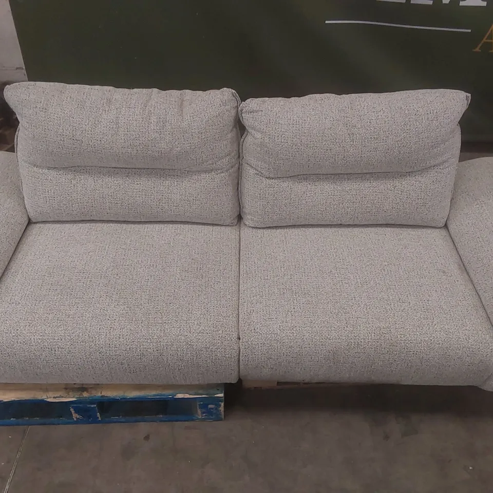 DANETTI ELIO GREY FABRIC 3 SEATER SOFA