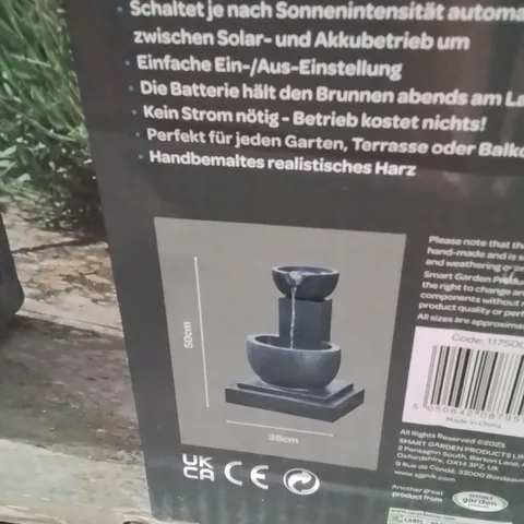 BOXED SMART SOLAR FENGSHUI WATER FALL